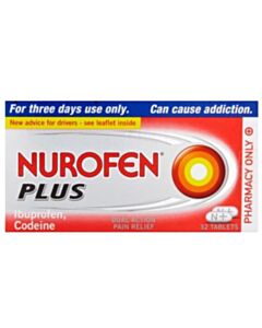 Nurofen Plus - Ibuprofen and Codeine - 32 Tablets