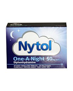 Nytol One-A-Night 20 Tablet Box