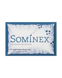 Sominex Sleeping Aid Tablets - Promethazine Hydrochloride - 16 Tablet Pack