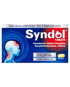 Syndol Tablets - 10 Tablet Pack