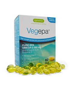Vegepa fish oil with evening primrose oil capsules
