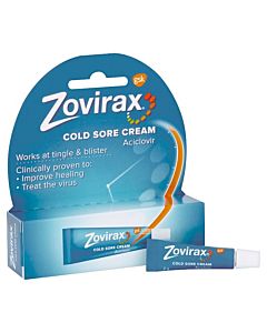 Zovirax aciclovir cold sore cream - 2g tube