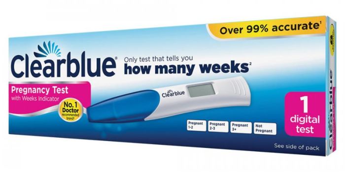 Clearblue Digital Pregnancy Test With Weeks Indicator - 1 Test