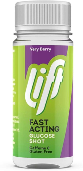 Lift - Fast-Acting Glucose Energy Juice Shots - Very Berry - 60ml Bottle