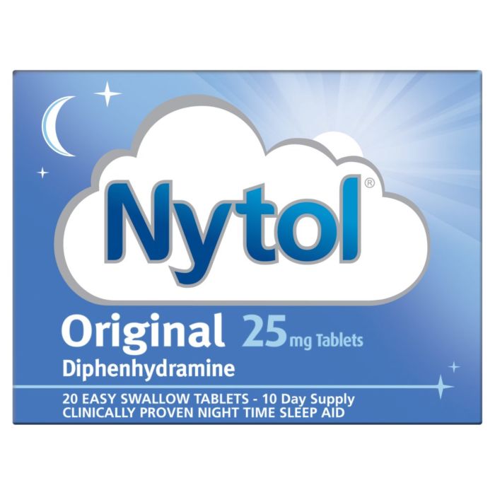 Nytol Original 25mg - 20 Tablets
