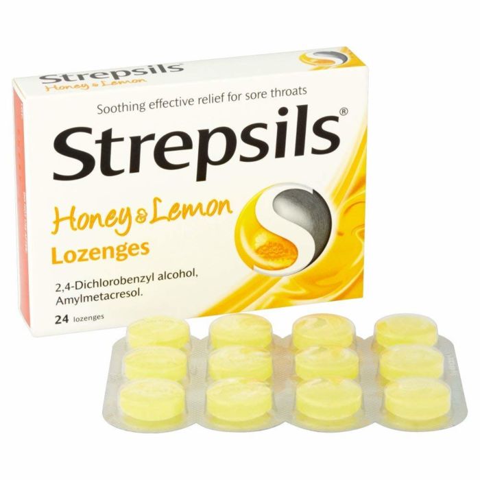 Strepsils Honey & Lemon Lozenges - 24 Pack